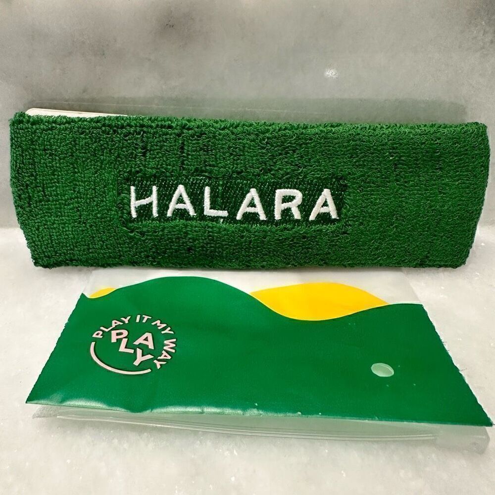 NWT Halara Stretchy Pickle Ball Terry Cloth Courtyard Sports Headband One Size